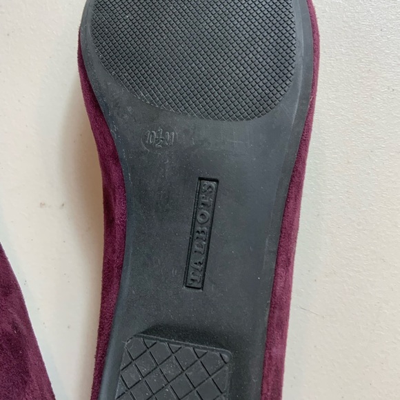 TALBOTS FRANCESCA BOW-FRONT DRIVING LOAFER FLATS -academia suede loafer 10.5M - Picture 10 of 13